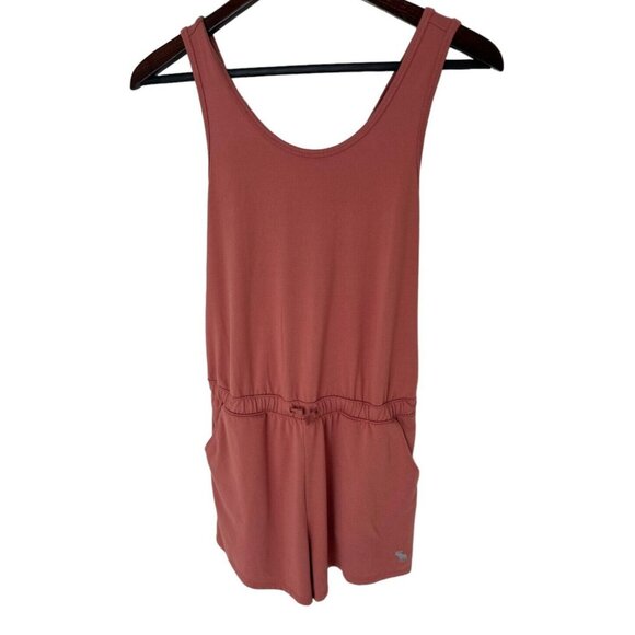 Abercrombie &‎ Fitch Girl's Active Romper Coral size 15/16 - Picture 1 of 5